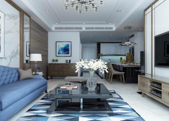 Phong cách hiện đại cho không gian căn hộ hai thế hệ