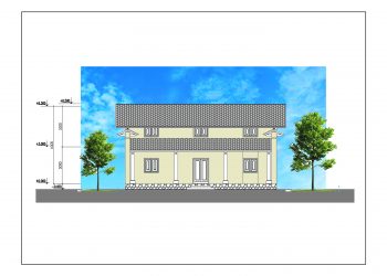 Mẫu nhà truyền thống dân tộc Mông