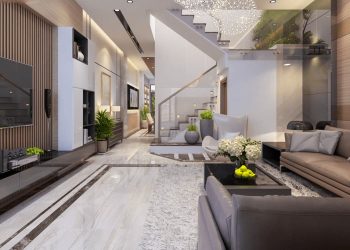 Những ý tưởng thiết kế phòng khách nhà ống đẹp tinh tế
