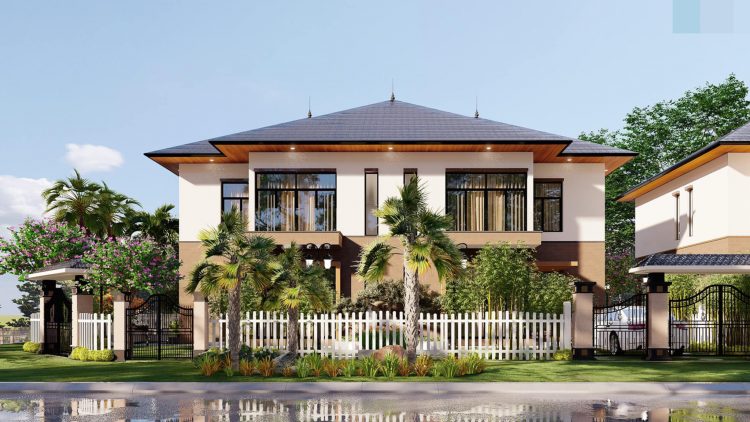 Mẫu biệt thự đẹp hơn cả khu nghỉ dưỡng, gia chủ cầu kỳ đến từng centimet