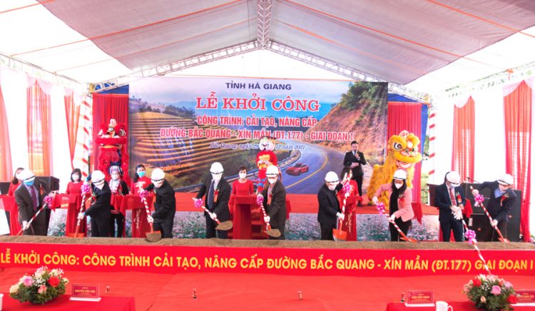 Khởi công nâng cấp đường Bắc Quang – Xín Mần