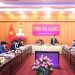 Lãnh đạo tỉnh nghe nhà đầu tư báo cáo ý tưởng đầu tư một số dự án tại huyện Vị Xuyên