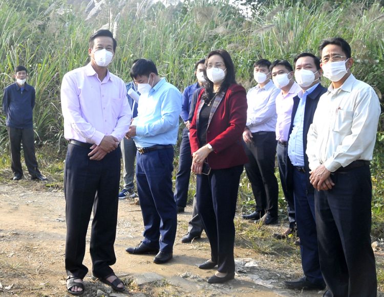 Chủ tịch UBND tỉnh Nguyễn Văn Sơn kiểm tra một số dự án đầu tư tại thành phố Hà Giang
