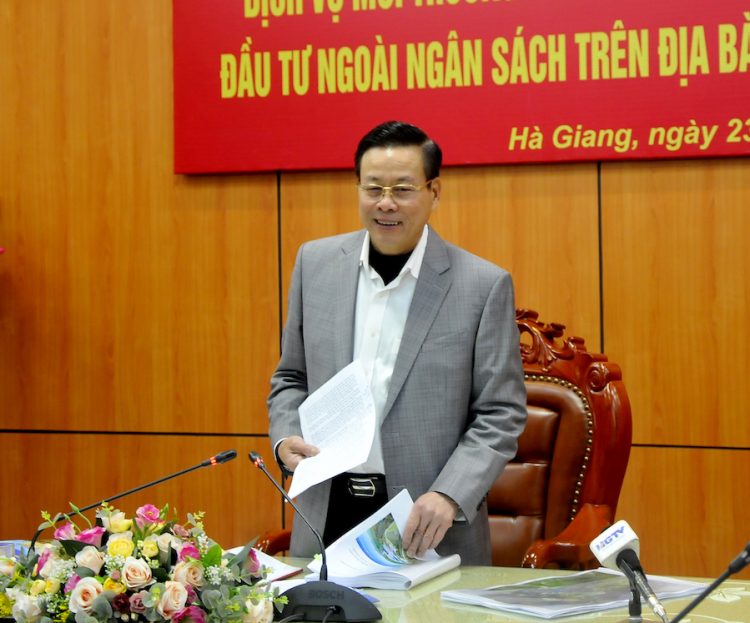 UBND tỉnh làm việc với Công ty Cổ phần dịch vụ môi trường Thăng Long