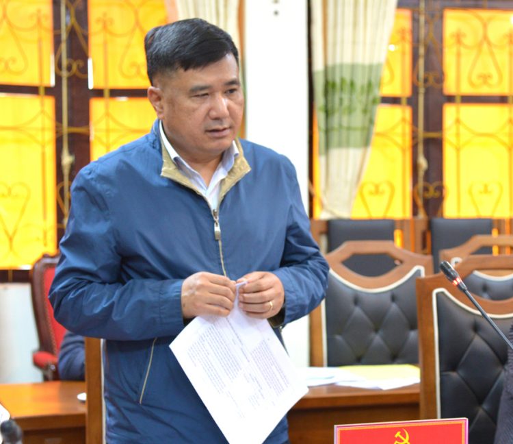 Đoàn công tác của BTV Tỉnh ủy làm việc với BTV Thành ủy Hà Giang