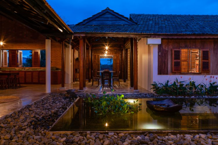 ‘Tam hợp viện’ giữa khu vườn Tây Ninh