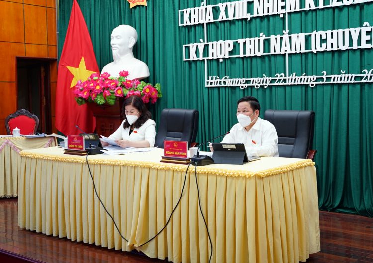 Kỳ họp thứ năm (chuyên đề) – HĐND tỉnh khóa XVIII