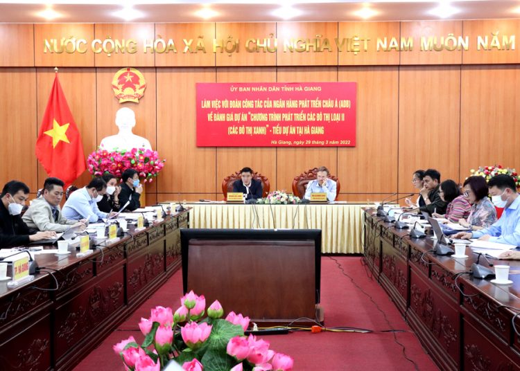 Kiến nghị ADB có cơ chế linh hoạt trong thực hiện dự án Đô thị xanh, Tiểu dự án tại Hà Giang