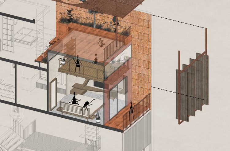 H House được tạo nên với mục tiêu hiện diện cho tinh thần sống hài hòa cùng thiên nhiên, đồng thời phá bỏ sự ngột ngạt thường thấy ở những ngôi nhà ống tại các đô thị lớn.