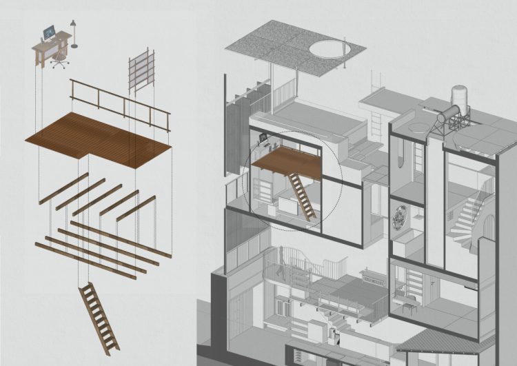 H House được tạo nên với mục tiêu hiện diện cho tinh thần sống hài hòa cùng thiên nhiên, đồng thời phá bỏ sự ngột ngạt thường thấy ở những ngôi nhà ống tại các đô thị lớn.