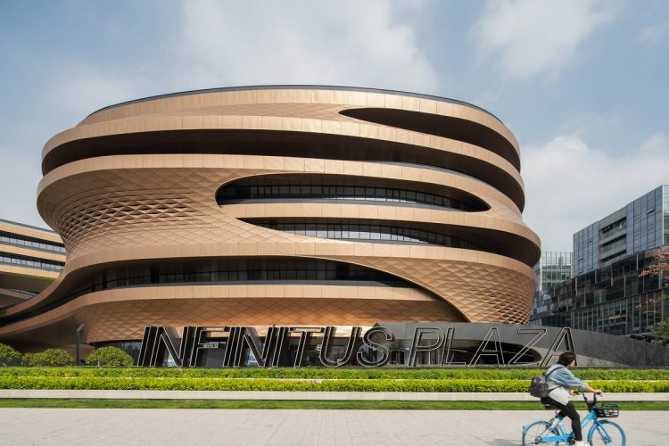 Zaha Hadid Architects ứng dụng kiến trúc hình thái học trong Infinitus Plaza