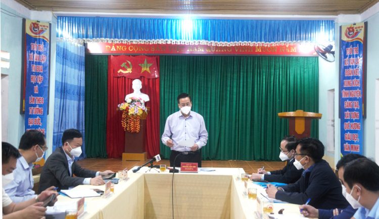 Chủ tịch UBND tỉnh Nguyễn Văn Sơn kiểm tra tiến độ dự án nâng cấp đường Bắc Quang – Xín Mần