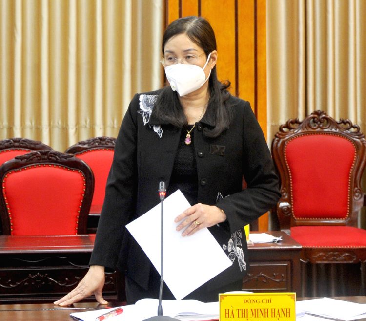Chủ tịch UBND tỉnh Nguyễn Văn Sơn nghe báo cáo tiến độ Dự án cải tạo, nâng cấp đường Bắc Quang – Xín Mần