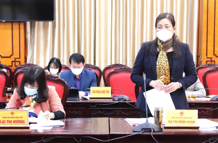 UBND tỉnh họp phiên thường kỳ tháng 2/2022