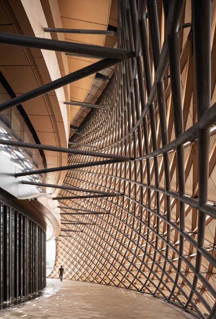 Zaha Hadid Architects ứng dụng kiến trúc hình thái học trong Infinitus Plaza