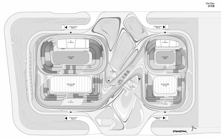 Zaha Hadid Architects ứng dụng kiến trúc hình thái học trong Infinitus Plaza