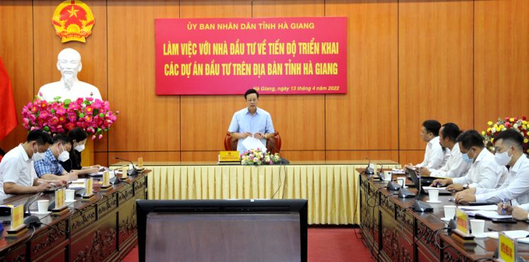 Chủ tịch UBND tỉnh Nguyễn Văn Sơn làm việc với Tập đoàn Nam Cường