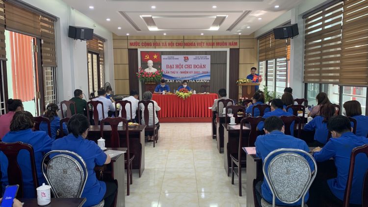 Đoàn TNCS Hồ Chí Minh Sở Xây dựng tổ chức Đại hội khoá V
