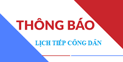 Thông báo lịch tiếp công dân của Sở Xây dựng 2022