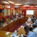 Phó Giám đốc Sở Xây dựng Lê Thanh Sơn làm việc tại huyện Hoàng Su Phì trong công tác lập đồ án quy hoạch.