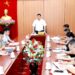 Họp thống nhất cao trình Đập dâng nước và đường vành đai phía Nam thành phố Hà Giang.