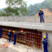Trên công trường Đập dâng nước tạo cảnh quan trung tâm thành phố Hà Giang.