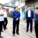 Chủ tịch UBND tỉnh Nguyễn Văn Sơn kiểm tra tình hình thực hiện các dự án trên đường tỉnh 176.