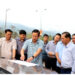 Chủ tịch UBND tỉnh Nguyễn Văn Sơn kiểm tra tiến độ một số dự án ở thành phố Hà Giang.