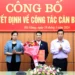 UBND tỉnh công bố Quyết định bổ nhiệm Giám đốc Sở Xây dựng.